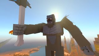 Godzilla and Kong Rise Of The Titans Addon MCPE in Minecraft Bedrock | WedCraft