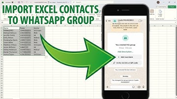 How to Bulk Import Contacts to a WhatsApp Group from a File (Excel, CSV, VCF)