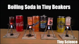 Boiling Coca-Cola with tiny little Science equipment