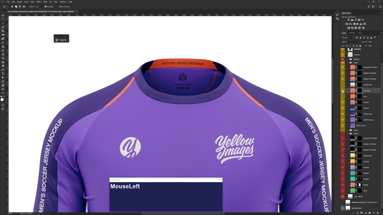 Download Download Mockup Jersey Esport Photoshop - Free Mockups | PSD Template | Design Assets