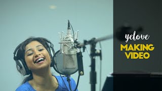 Shreya Ghoshal recording in studio for Yelove | Ajith Mathew