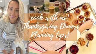 THANKSGIVING COOK WITH ME // TIPS ON HOW TO COOK FOR A LARGE FAMILY // HOW TO GET ORGANIZED //PART 1