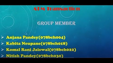 #4.Project on ATM Transaction using C