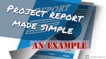 Project Report Preparation with Example|Project Report Preparation|Tips|check list|Example|Demo|EEE