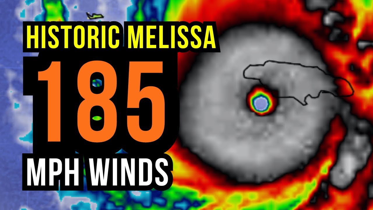 Исторический ураган Мелисса становится еще сильнее, обрушившись на Ямайку...