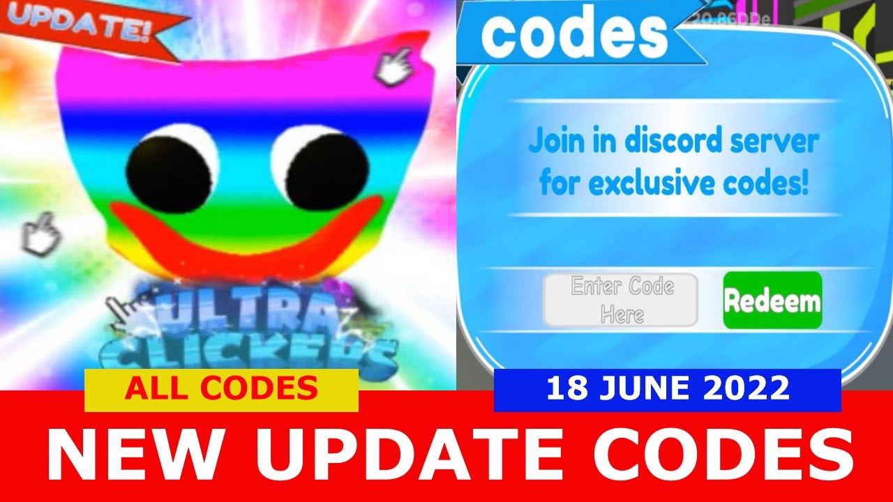 NEW UPDATE CODES [x750,000,000 Clicks] Ultra Clickers ROBLOX