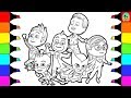 Coloring Pages Pj Masks colouring for children