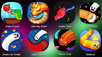 Little Big Snake,Snake Clash,Snake Puzzle,Worms Merge,Snake Doodle,Worm Hunt,Snake io,Snake Lite