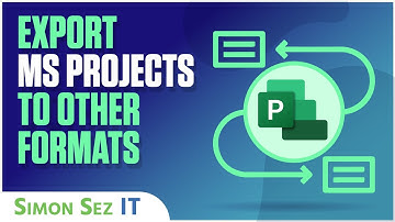 Export Projects to Other Formats in Microsoft Project
