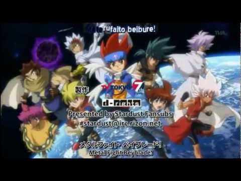 HD Beyblade Metal Fight 4D Opening Theme 2 - English Subbed!! and Japanese Lyrics!