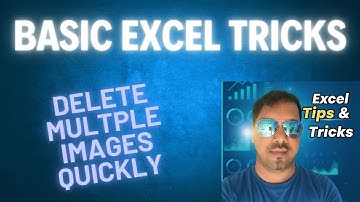 Delete multiple images | Basic Tips & Tricks in excel