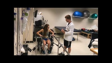 Skill 24  Sit to stand%3B Stand to Sit in parallel bars