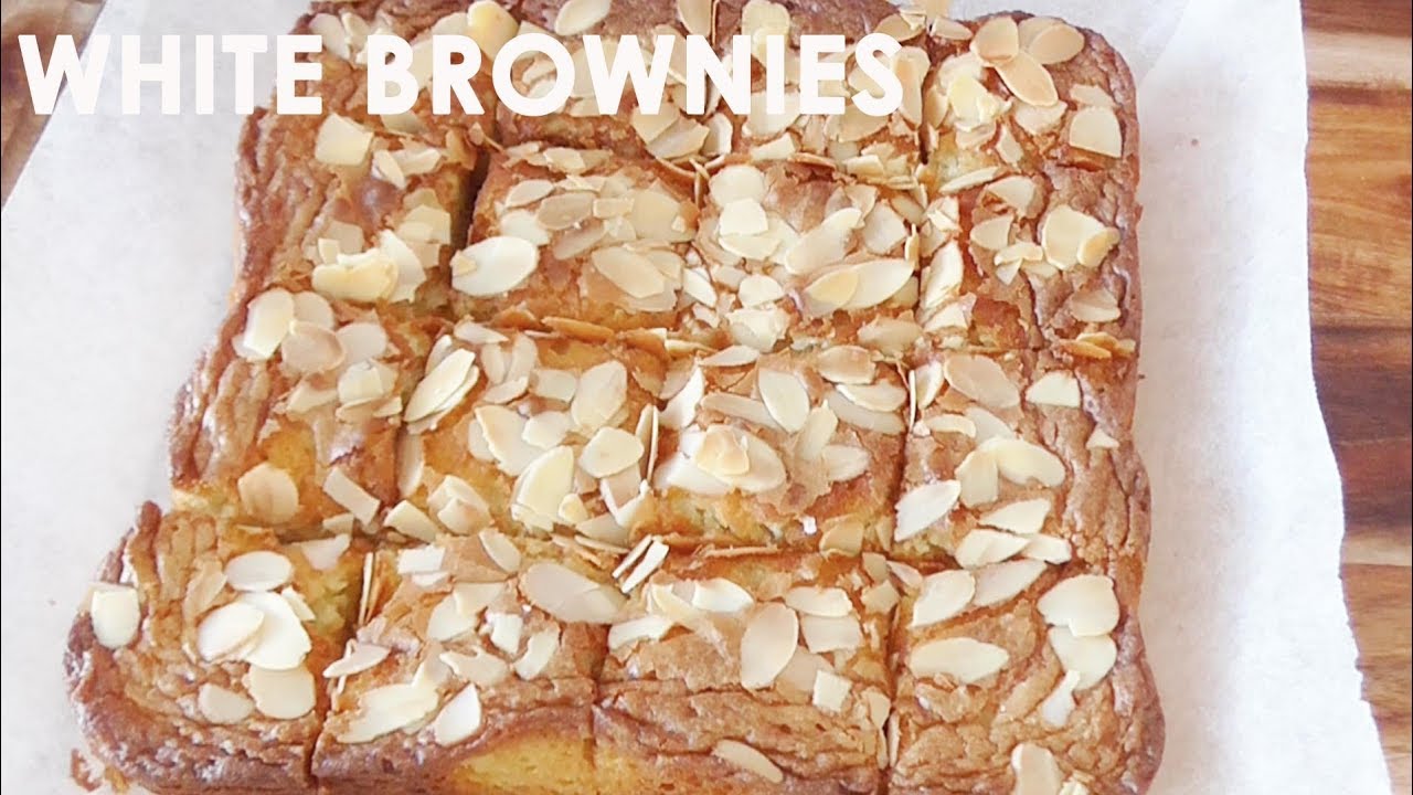 ⁣White Chocolate Brownies | Trivina Kitchen