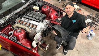 The TURBO E36 wagon FIRST START UP!!