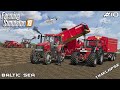 Harvesting potatoes w/ Grimmer equipment | Animals on Baltic Sea | Farming Simulator 19 | Episode 10