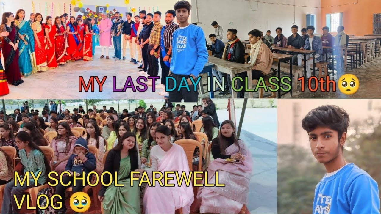 MY SCHOOL FAREWELL VLOG 🥹||#AnmolGiriVlogs - YouTube