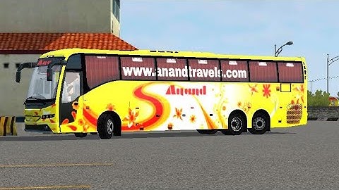 BUSSID VOLVO B11R .ANAND TRAVELS.
