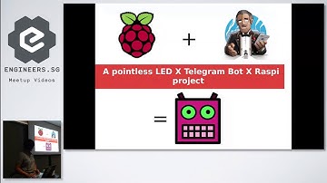 A pointless Raspi X LED X Telegram bot project - Junior Developers Singapore
