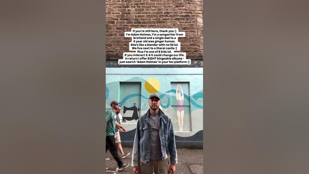 A songwriter called Adam Holmes - asking for your help #songwriter #scottishmusic #independentartist
