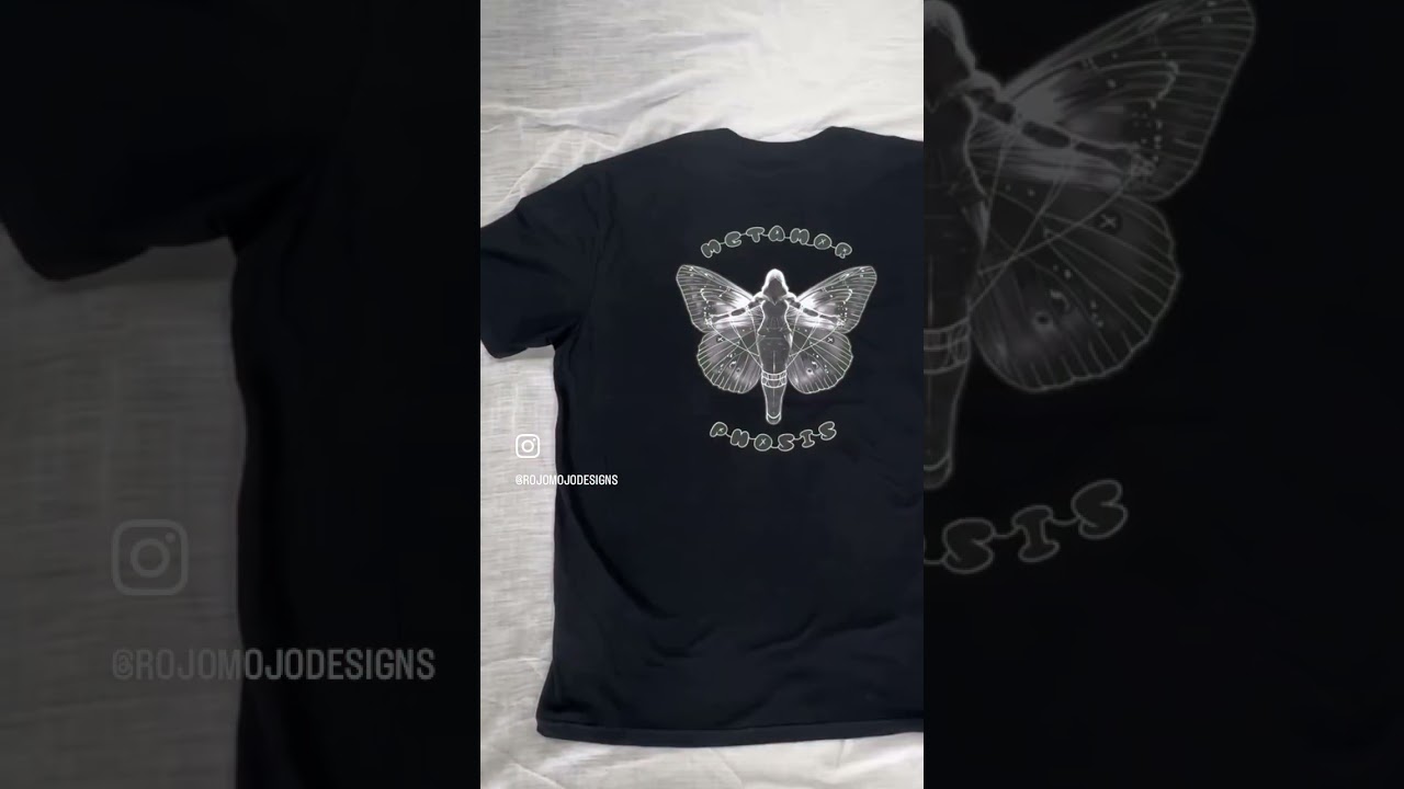 🦋 Metamorphosis Black Tee 🦋