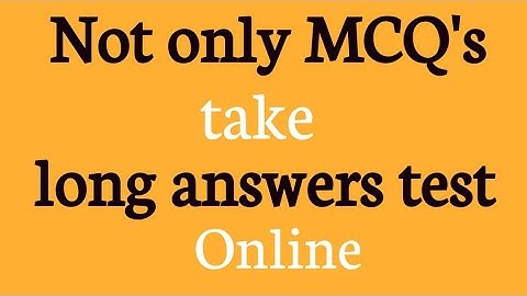 How to attach answer sheets in Google forms/how to collect long answers online using Google forms