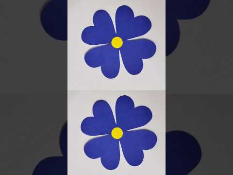 Paper Flowers | Flower Making with Paper #shorts #shortvideo #paperflowers #flowermakingwithpaper