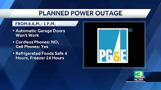 Planned power outage today in Rocklin