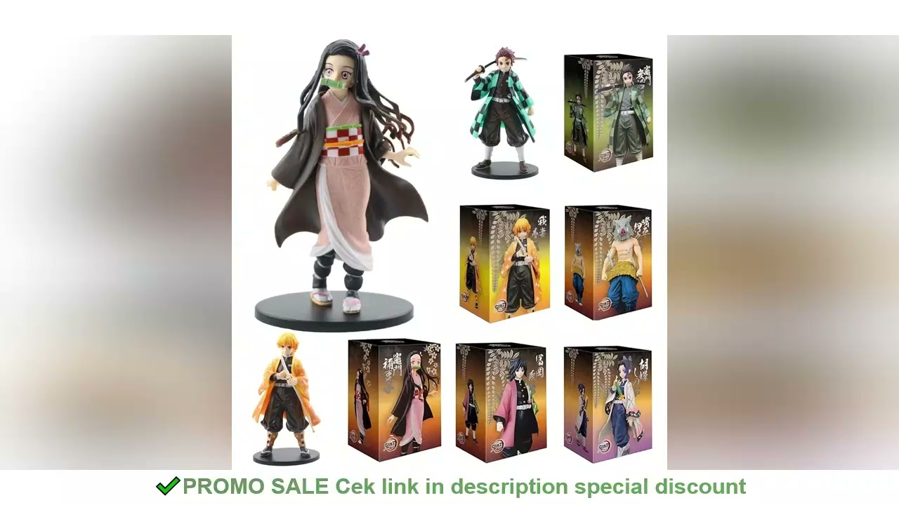 Anime Demon Slayer Kimetsu no Yaiba figure Kamado Tanjirou Action Figure Agatsuma Zenitsu Nezuko War