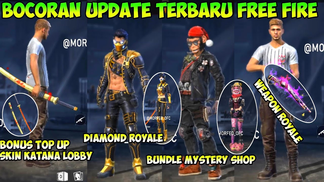 BOCORAN UPDATE FREE FIRE SKIN TERBARU KATANA LOBBY