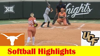 #2 Texas vs UCF Softball Game 3 Highlights, March 24 2024