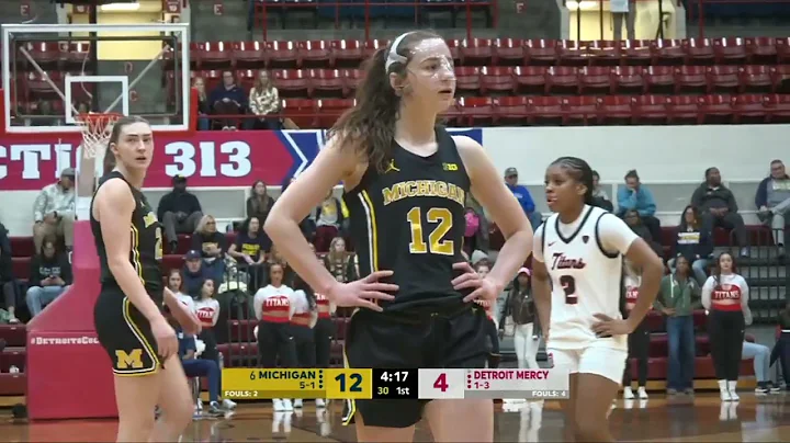 Michigan vs Detroit Mercy | Women Basketball Nov 26,2025