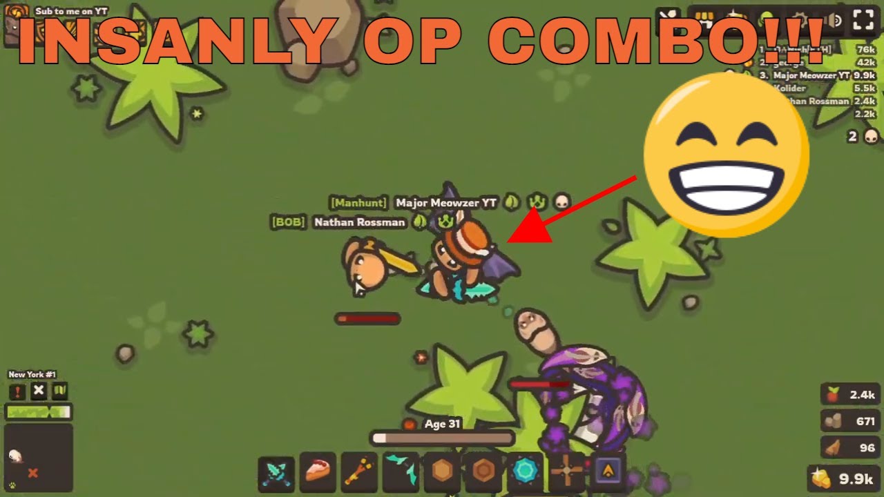 Is THIS the BEST COMBO in Taming.io? 