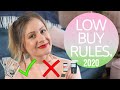 My Low Buy Year Rules! How To Do A No Buy Year To Save Thousands 2020!