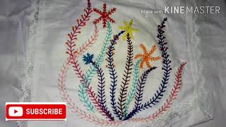 Fly stitch embroidery/How to do fly stitch embroidery/fly stitch embroidery tutorial/