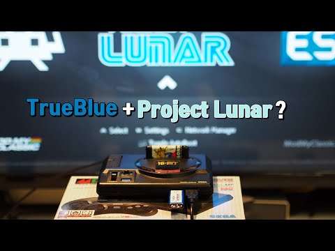   메가드라이브 미니 해킹 끝판왕 TrueBlue Project Lunar King Of The Megadrive Mini Hack