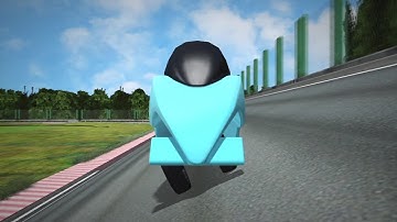 Three-wheeled vehicle tilts 52 degrees