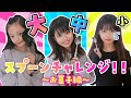 大中小スプーン チャレンジ お菓子編 ここのの 大中小スプーン チャレンジ お菓子編 ここのの