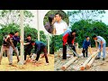 Love and strength: kind people help Thuy and Men build a new house. Ly Thanh Thuy 