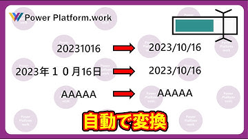 日付っぽいテキストが入力された場合に自動で日付形式に変換する方法 #PowerApps