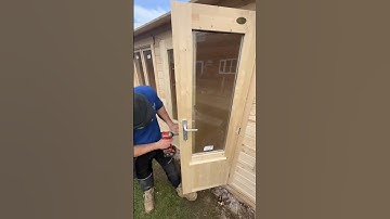Full Summerhouse build in 60 seconds #cabinbuilding #logcabin #cabinbuild #summerhouse #diy  #shorts