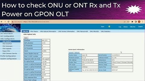 How to check All customers onu power from OLT and some questions answer