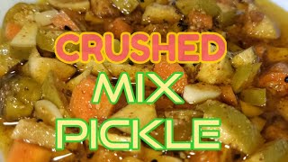 Crushed Mixed Achaar Recipe | Chopped Pickle | Achar Banane ka Asaan Tareeqa | English subtitles