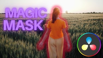 MAGIC MASK IN FUSION! How to Use Magic Mask in DaVinici Resolve 18