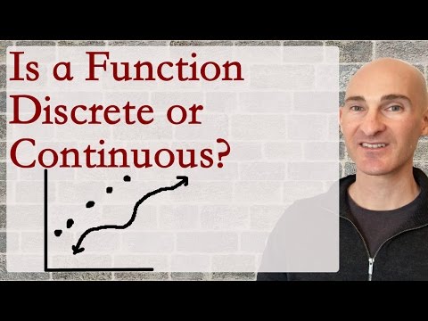 Is a Function Discrete or Continuous?