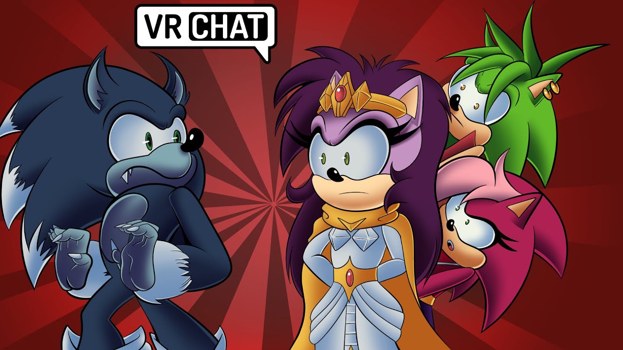 SONIC TURNS WEREHOG INFRONT OF HIS FAMILY IN VR CHAT 