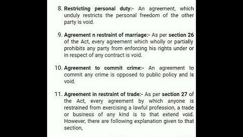 Unlawful object and unlawful consideration