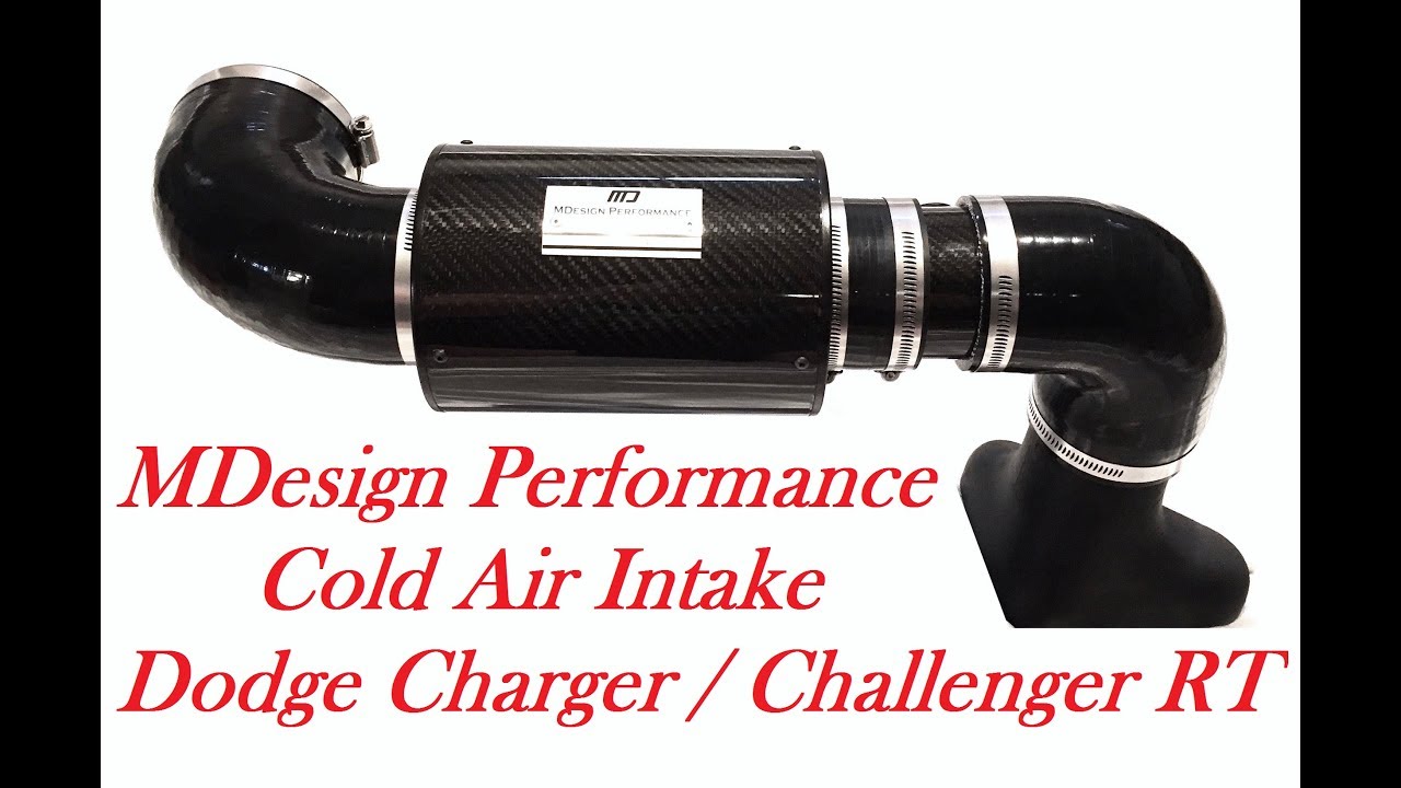 MDesign Performance Cold Air Intake Dodge Charger RT / Challenger RT - YouTube