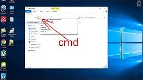 Windows 10 How to Open Command Prompt in Current Folder or Directory
