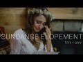 Beautiful Mountain Elopement at Sundance Utah | Flora & Gary's Utah Wedding Videographer