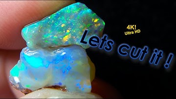 Gemstone Adventure: Challenging Opal Cutting - Mastering the Art of Uncut Gem Transformation!